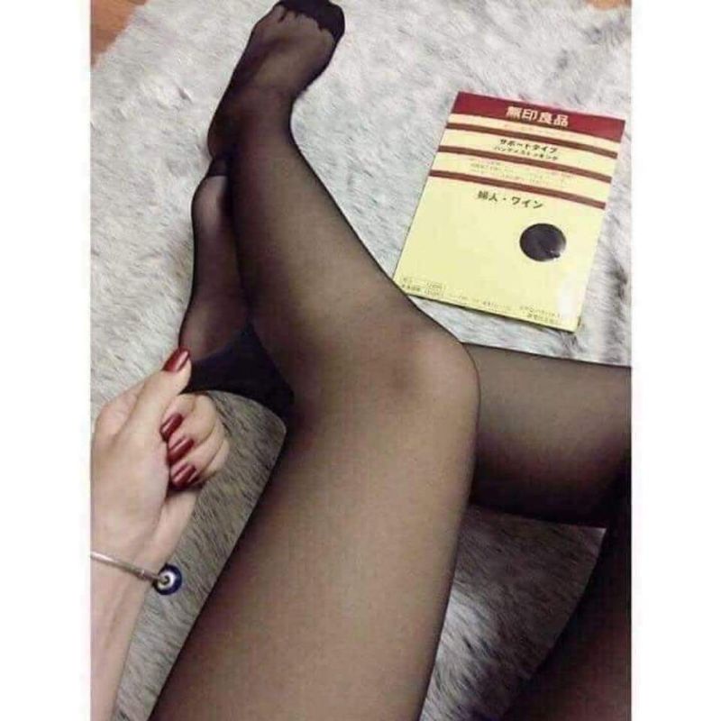 Quần tất da Muji