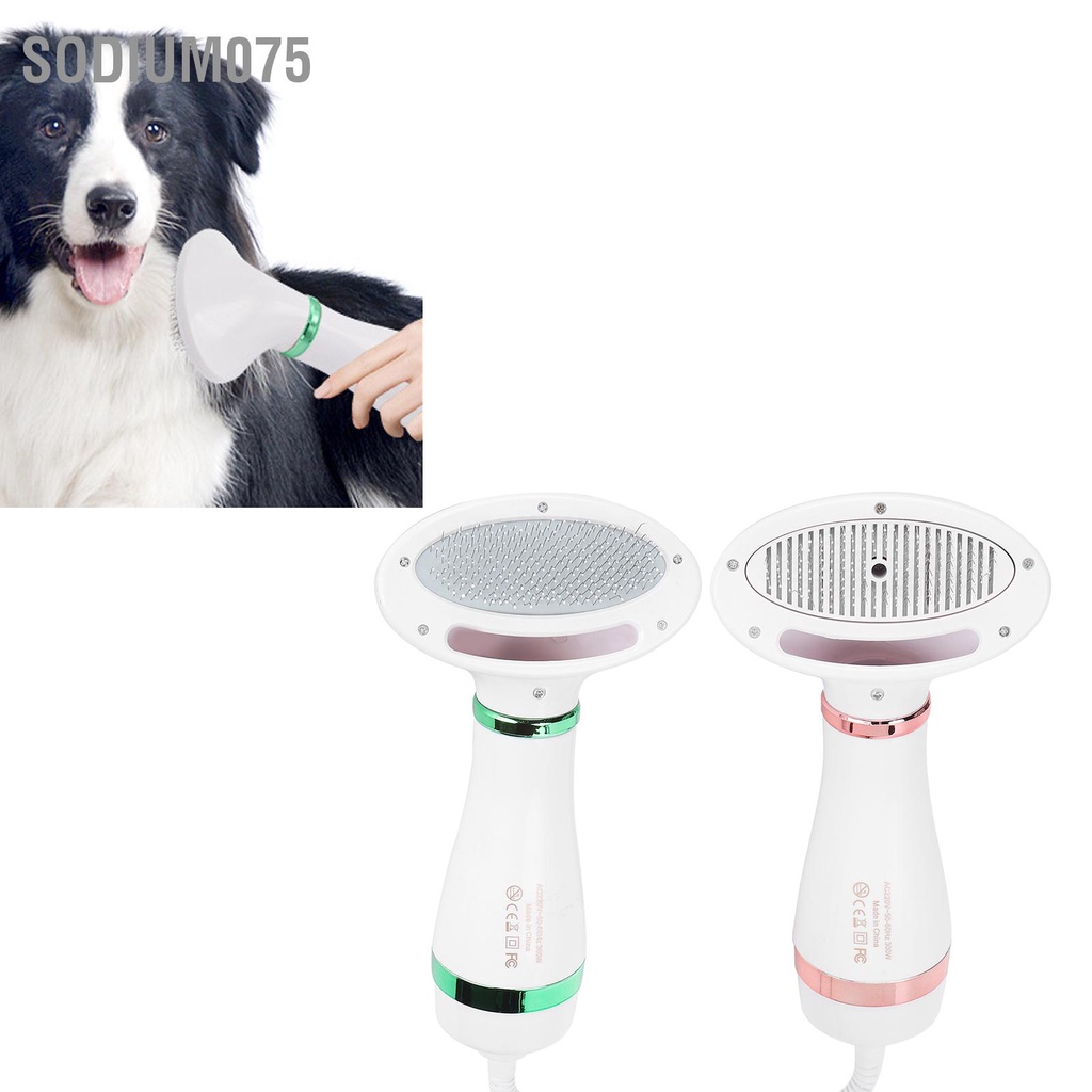 Có thể bán buôn Máy sấy kiêm chải lông thú cưng 2 trong 1 cầm tay có thể điều chỉnh nhiệt độ cho chó mèo cưng cỡ nhỏ/ vừa sodium075 Hàng giao ngay