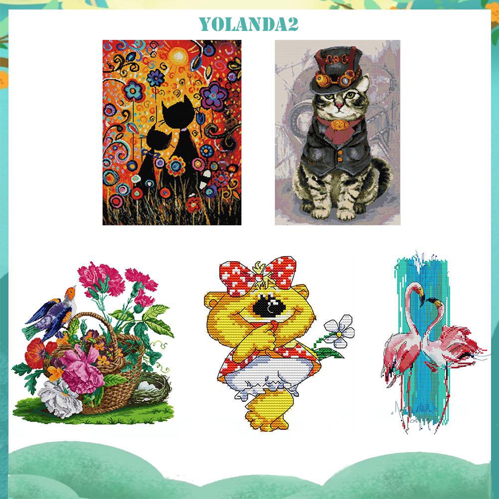 Bộ Dụng Cụ Thêu 14ct Hình Động Vật