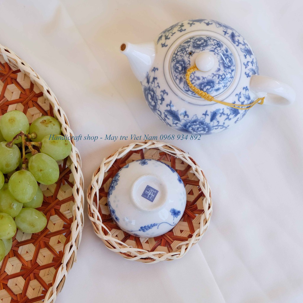 Bộ Mẹt Tre Kèm Lót Cốc - Trang Trí Nhà Cửa - HANDICRAFT SHOP | BigBuy360 - bigbuy360.vn