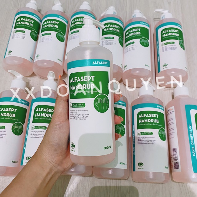 (Có sẵn) Dung dịch rửa tay khô ALFASEPT - 500ml