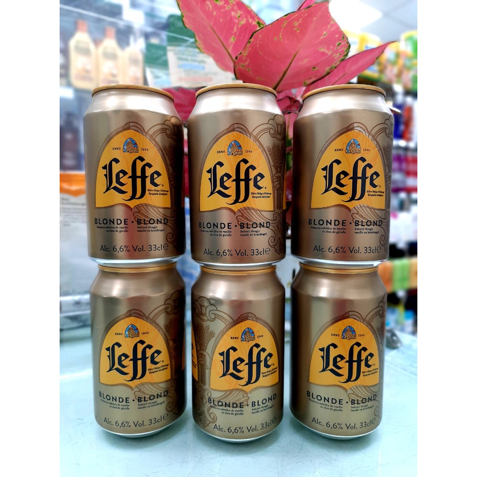 Bia leffe Lon Vàng 330ml Bỉ