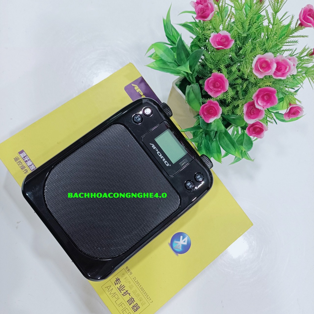 Máy trợ giảng không dây APORO T100 2.4G - Công suất siêu lớn 30W - Có bluetooth mẫu mới nhất