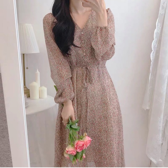 Váy hoa vintage
