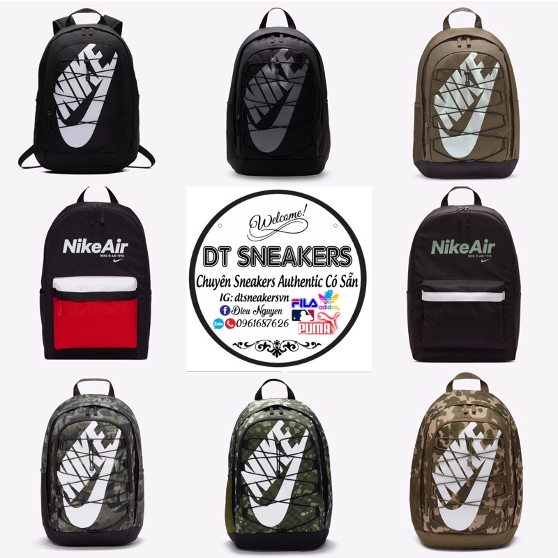 Ba lô Nike Elemental Backpack Auth 🔴FREESHIP🔴 Balo có nhiều túi chính hãng DT Sneaker