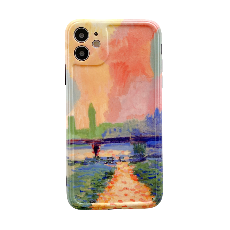 Ốp điện thoại họa tiết tranh sơn dầu cho iPhone 7/8 Plus / X / XS / XR / XS MAX / 11/11 PRO / 11 Pro MAX / SE2 | BigBuy360 - bigbuy360.vn