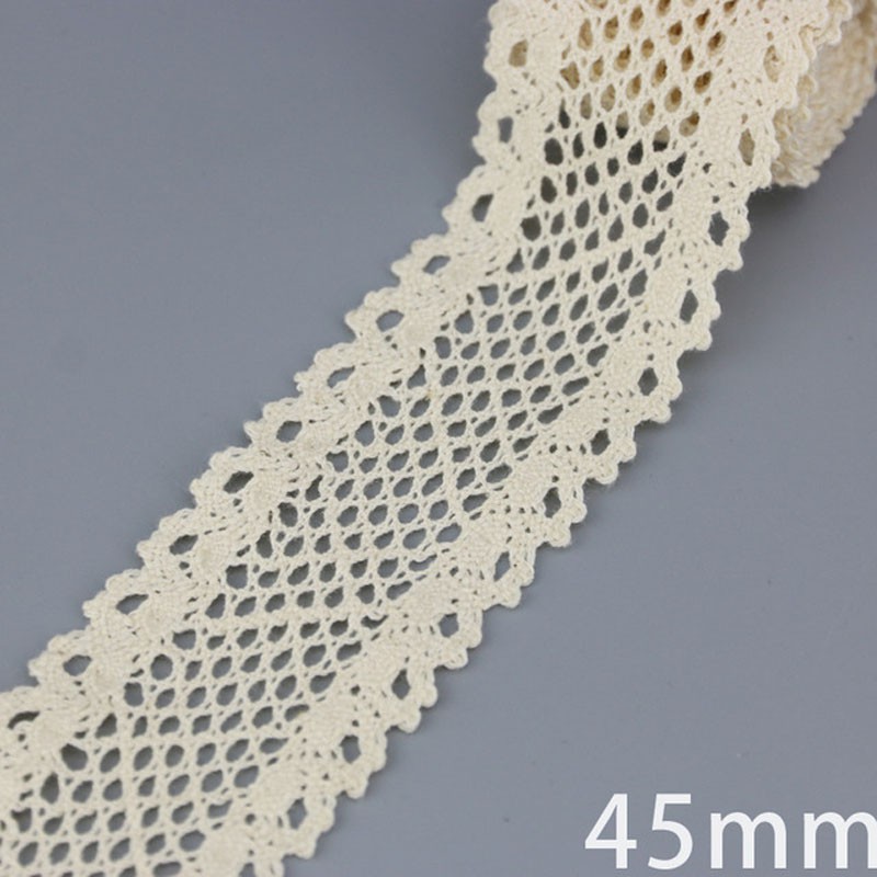 Dây ruy băng ren dài 5 mét dùng để làm đồ trang trí thủ công DIY xinh xắn