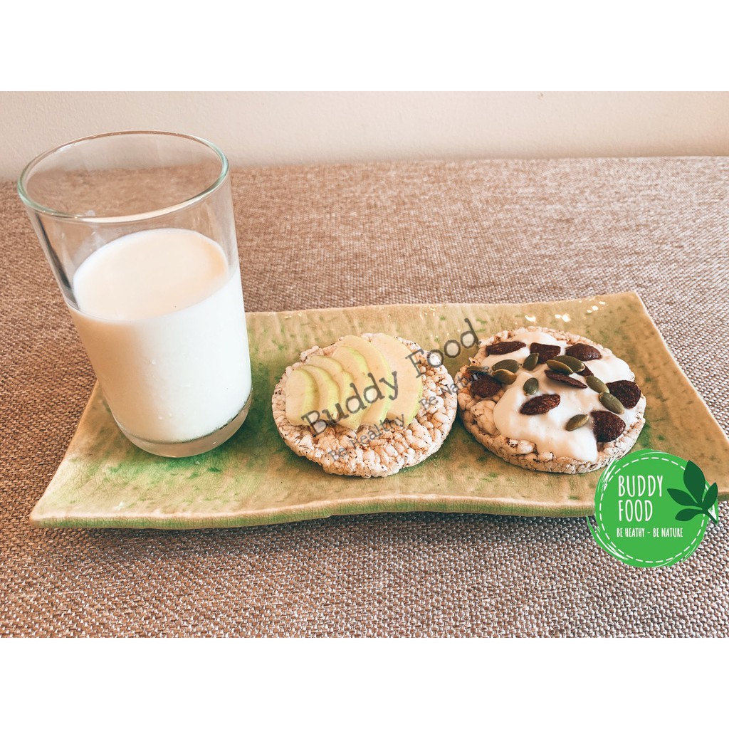 Combo 2 Gói Bánh Gạo Lứt Nguyên Hạt Không Đường Không Muối Eat Clean Healthy | BigBuy360 - bigbuy360.vn