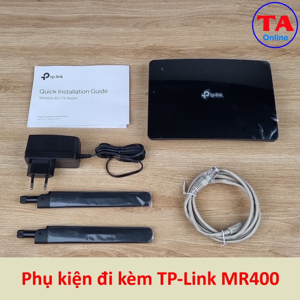 Bộ phát WiFi 4G TPLink Archer MR400 Tốc độ 4G 150Mbps WiFi băng tần kép AC 1200Mbps