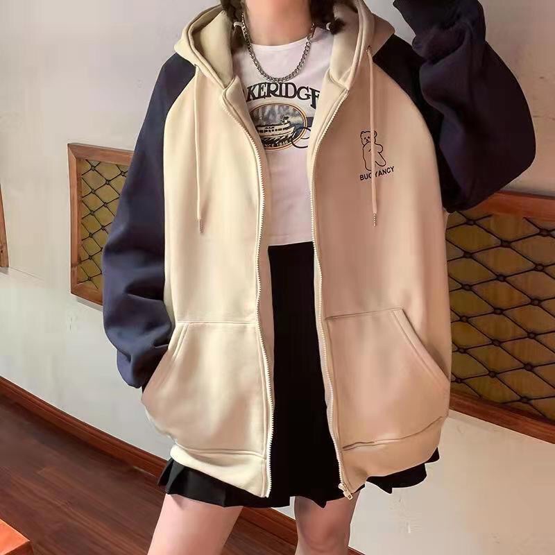 ẢNH THẬT  áo khoác có mũ trùm đầu nam nữ