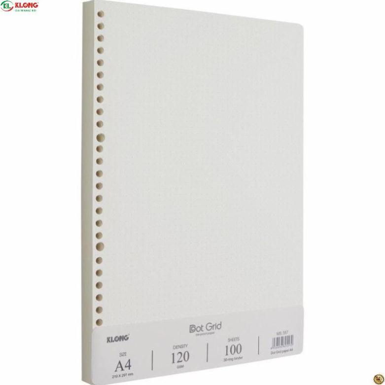 Ruột sổ còng Dot Grid A4 - 100 tờ; MS: 557