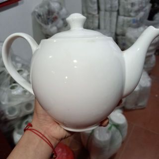 Bộ ấm chén bát tràng dáng minh long loại to 750ml