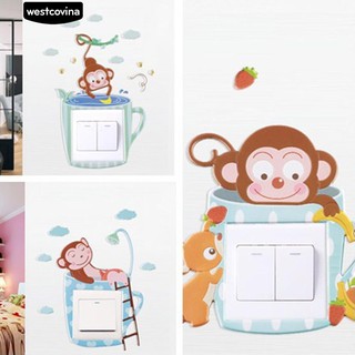 Miếng dán trang trí nút công tắc