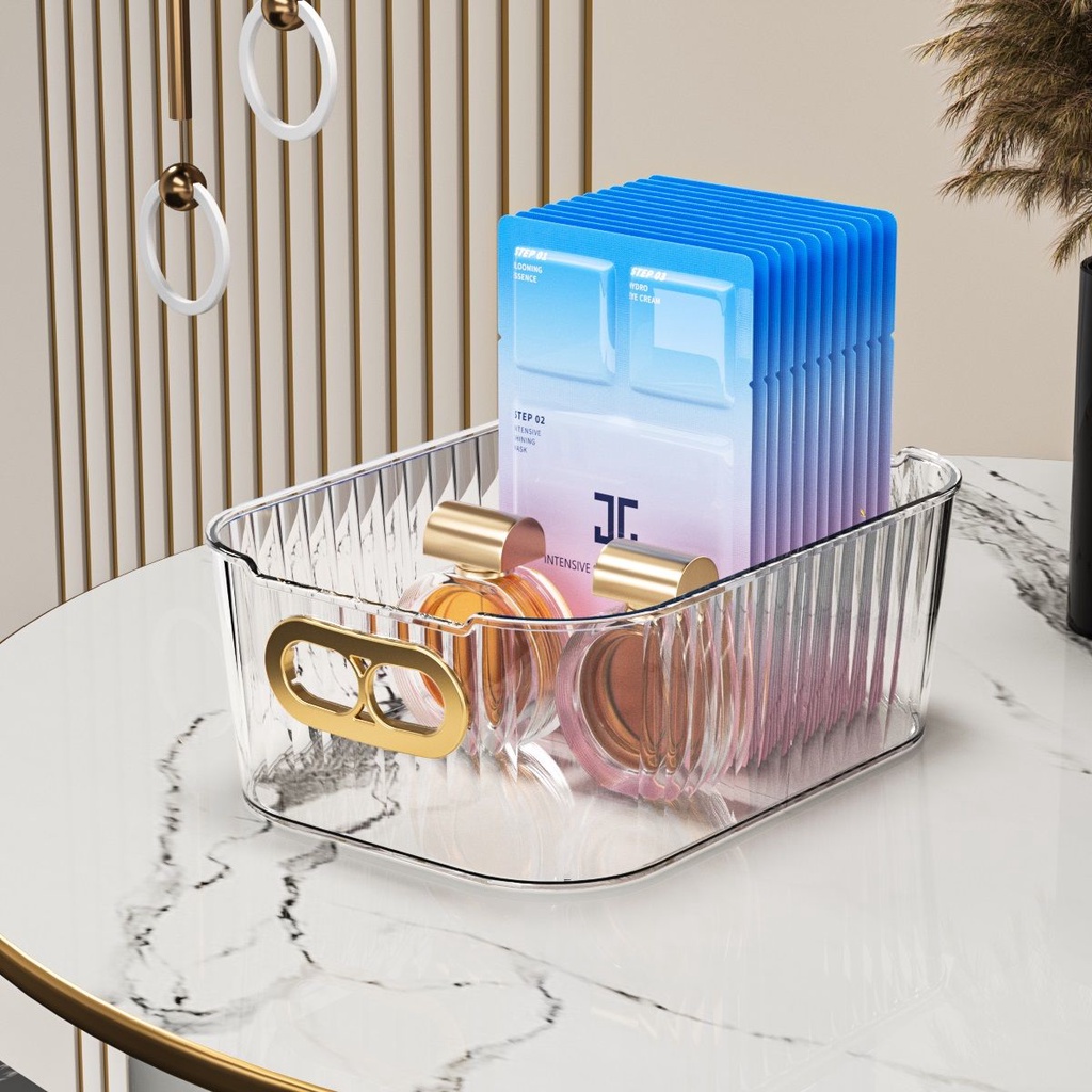 Hộp Lưu Trữ Gia Dụng Trong Suốt Hộp Lưu Trữ Mỹ Phẩm
