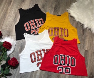 Áo tanktop croptop OHIO
