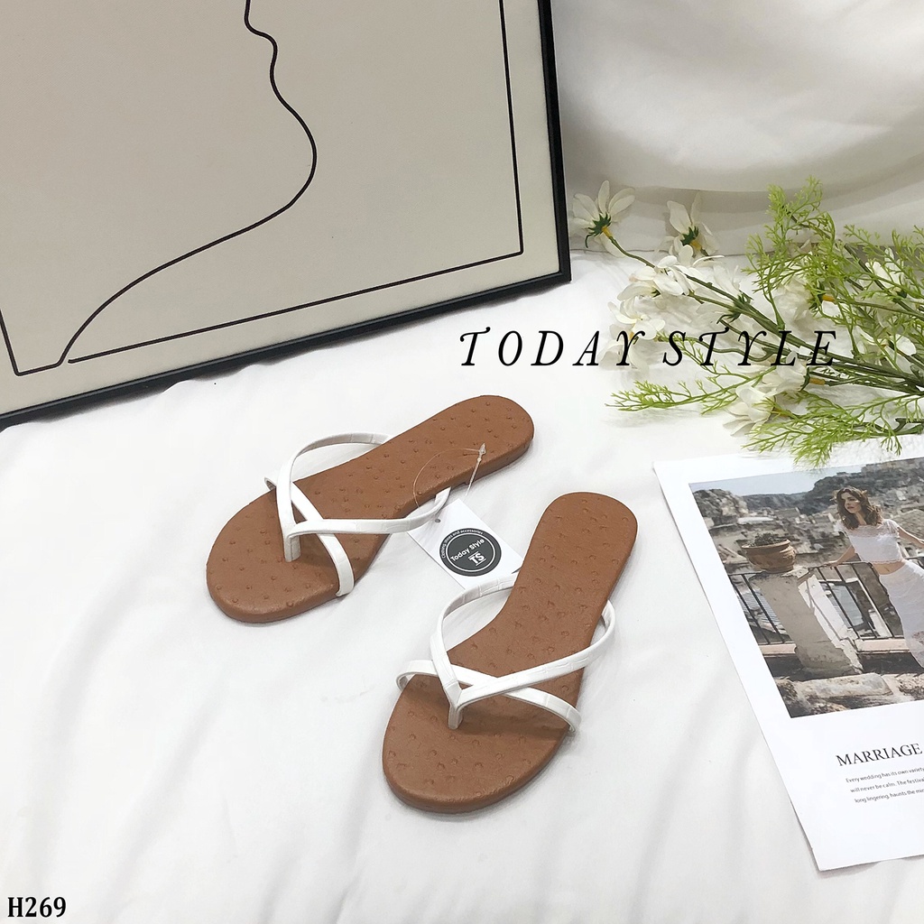 Dép kẹp nữ quai ngang Today Style H269 Sang Chảnh