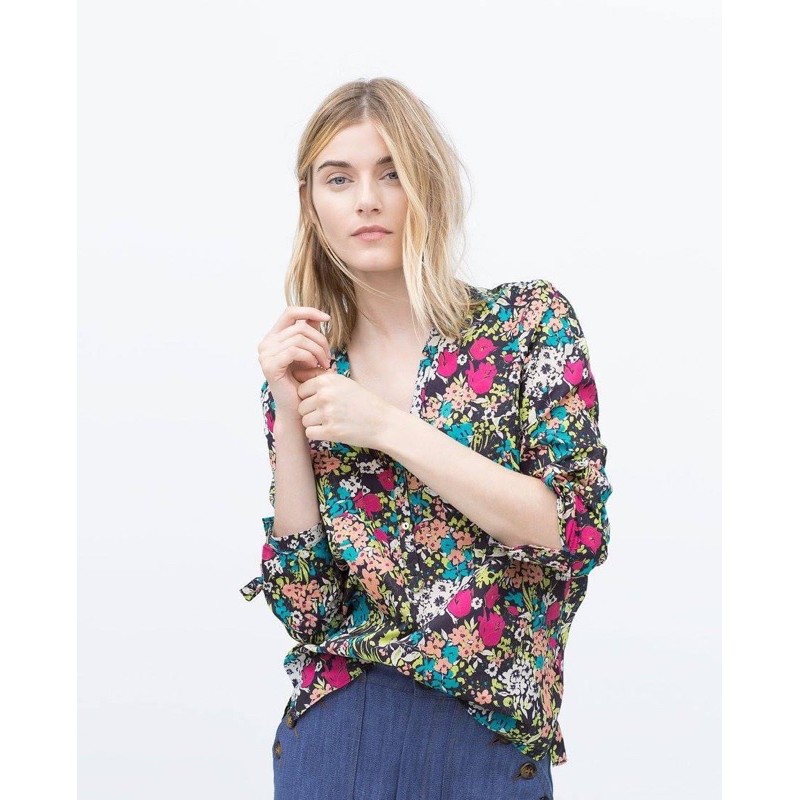 sơ mi zara auth size S like new