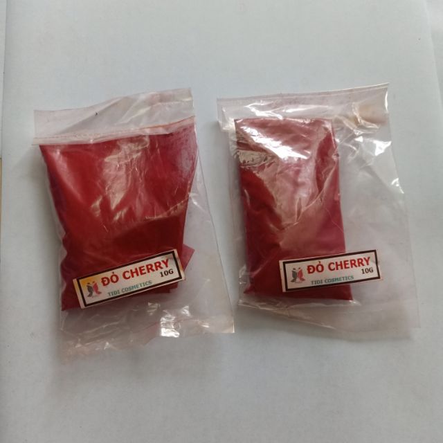 Màu khoáng Đỏ Cherry 10gr