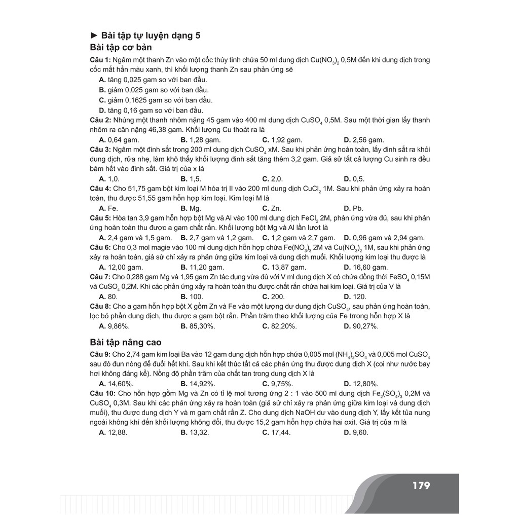 Sách bí quyết chinh phục điểm cao kì thi THPT Quốc gia môn Hóa học Tập 1