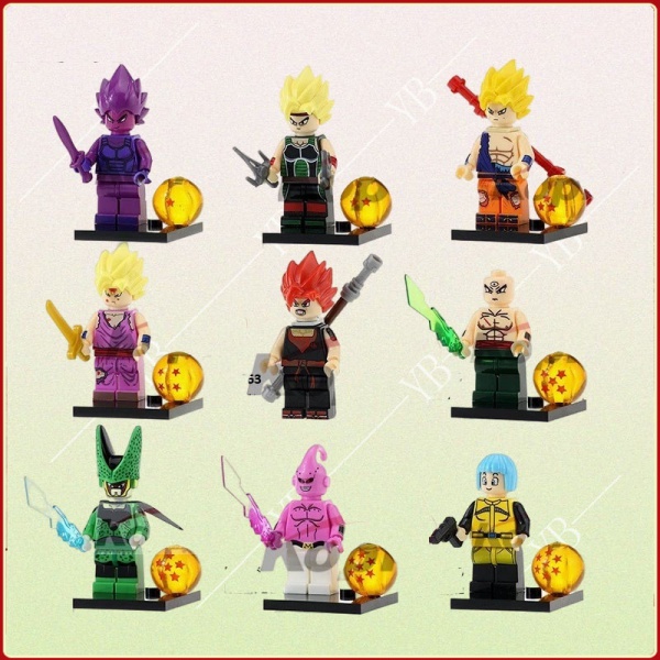 Đồ chơi khối xây dựng Series Dragon Ball Minifigures lắp ráp lego minifigures lego đồ chơi xếp hình lắp ráp