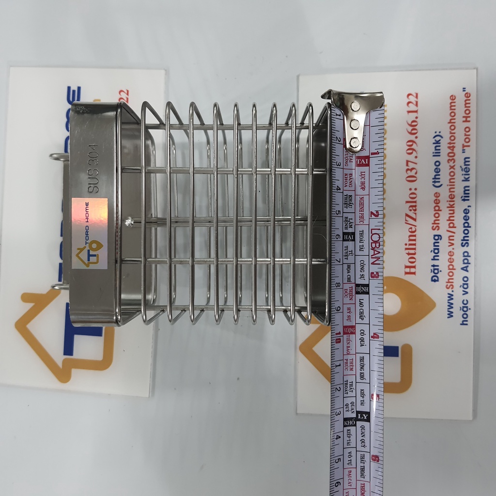 Ống đũa inox 304 ĐV-1  ĐV-2  ĐV-3  Toro Home, kiểu lưới, Cam kết inox Chuẩn 304