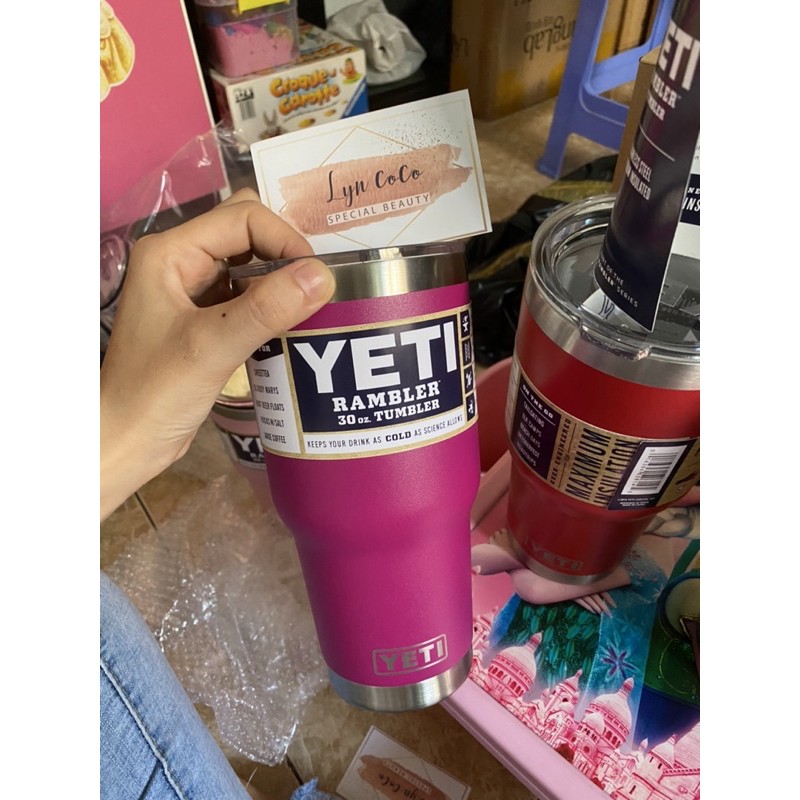 Ly Yeti Thái Lan xuất khẩu chính hãng 900ml tặng set ốmg hút + cọ vệ sinh + túi giữ nhiệt