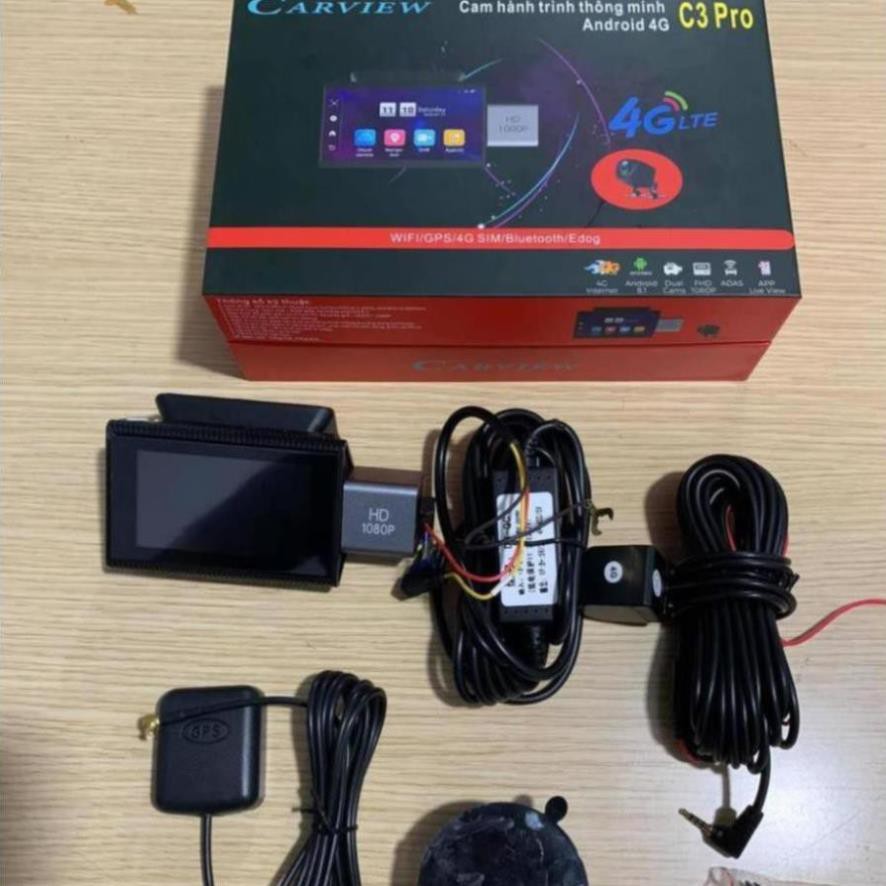 Camera hành trình android Carview C3 Pro 4G dẫn đường cảnh báo tốc độ giám sát từ xa | BigBuy360 - bigbuy360.vn
