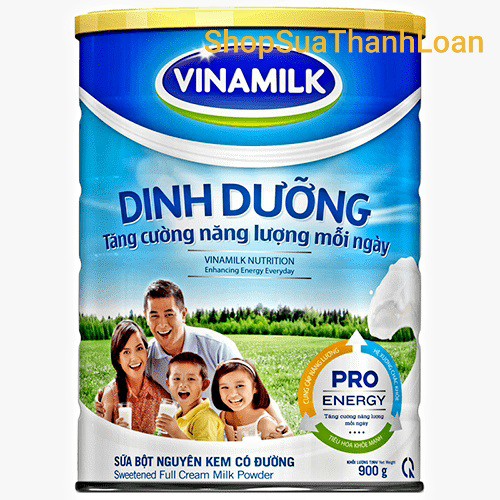 [HSD T1-2024] Sữa Bột Nguyên Kem Có Đường Vinamilk Dinh Dưỡng - Hộp Thiếc 900g