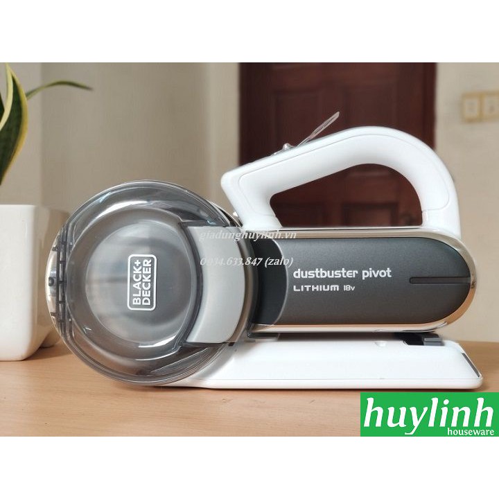 [Mã ELHA22 giảm 6% đơn 300K] Máy hút bụi cầm tay dùng pin 18V Black Decker PV1820L-B1