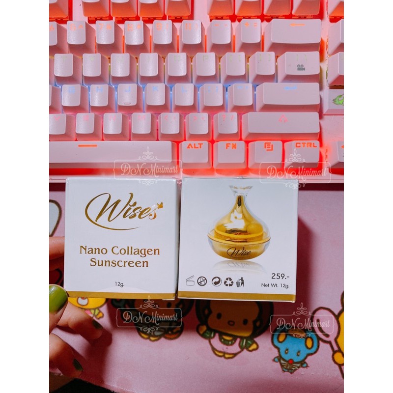 KEM FACE NGÀY- WISE NANO COLLAGEN SUNSCREEN 12g THÁI LAN