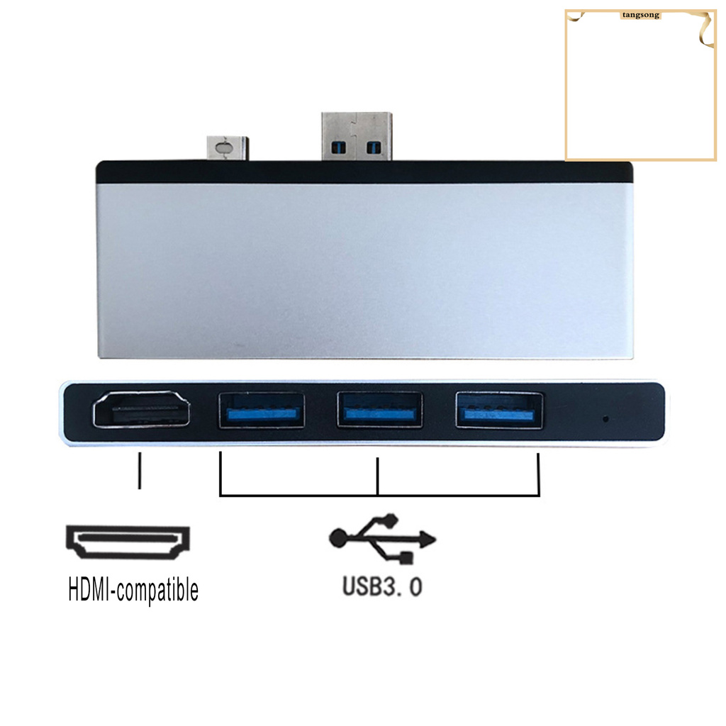 Bộ Chia Cổng Usb 3.0 4 Trong 1 Cho Máy Tính Bảng Surface Pro4 / 5 / 6 | BigBuy360 - bigbuy360.vn