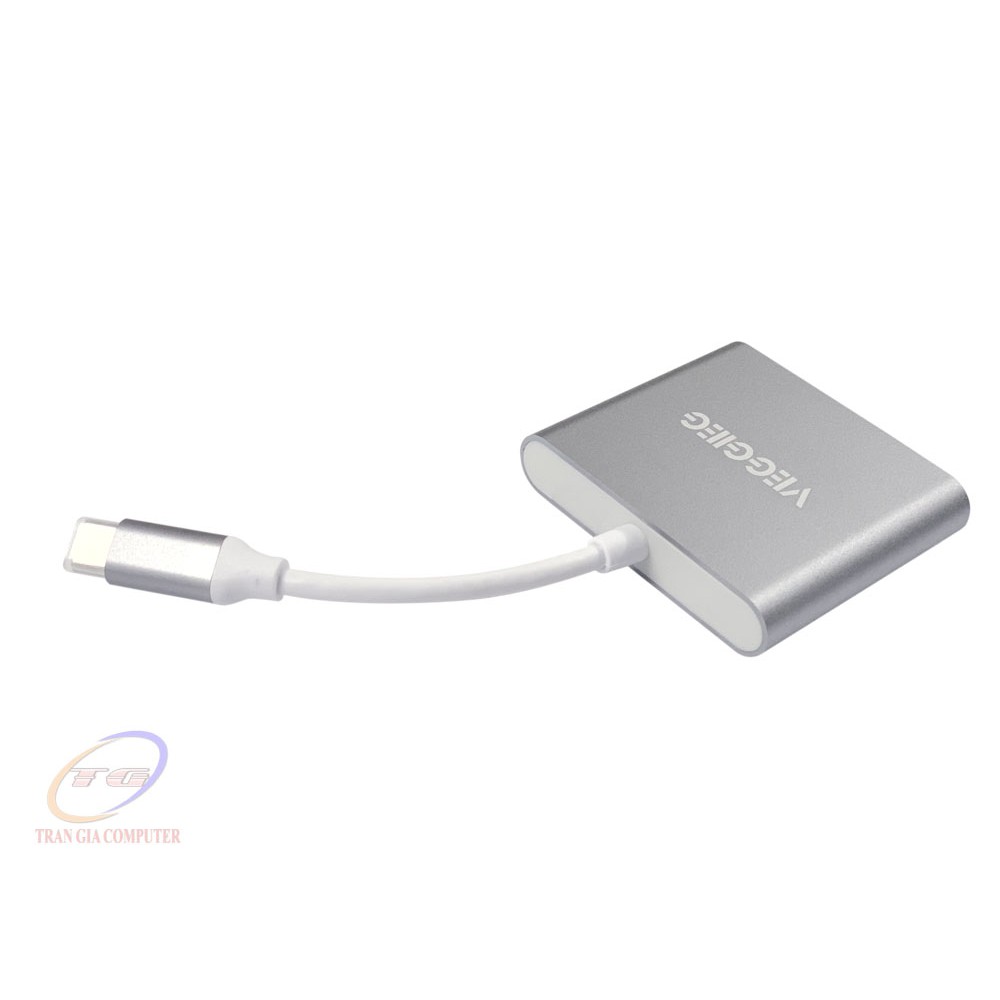 Cáp chuyển USB Type C sang HDMI, USB 3.0, PD VEGGIEG TC03