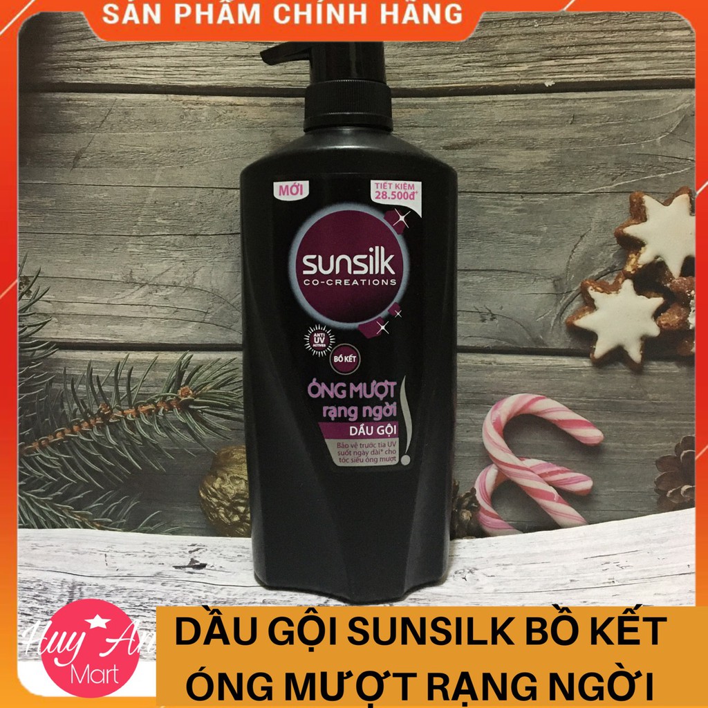 ️ MUA 1 TẶNG 1️ Dầu gội đầu Sunsilk  650gr TẶNG DẦU XẢ 140GR ÓNG MƯỢT RẠNG NGỜI/ TẶNG DẦU GỘI MỀM MƯỢT 140GR