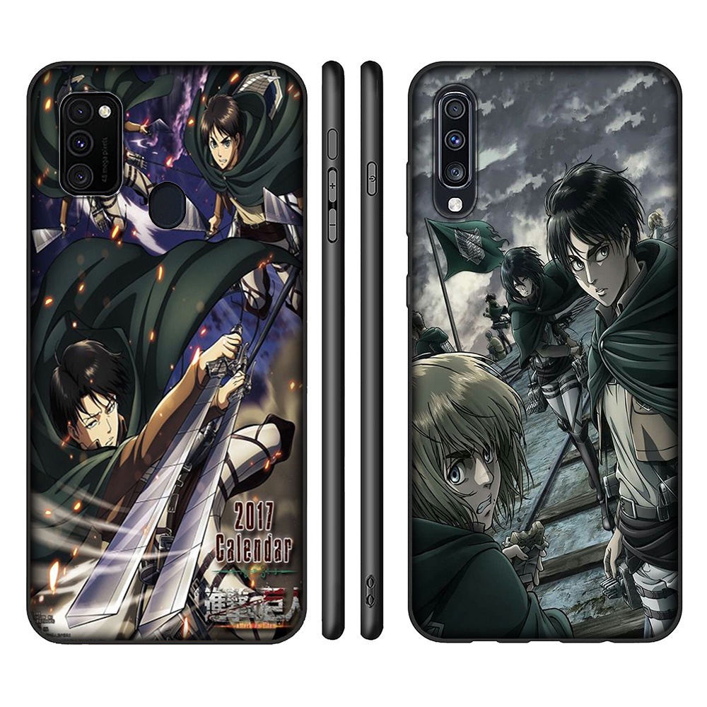 Ốp Điện Thoại Silicon Tpu Mềm Hình Attack On Titan Cho Vivo Y11 Y11S Y12 Y12S Y15 2020 Y17 Y19 Y20I Y20S Cpc2