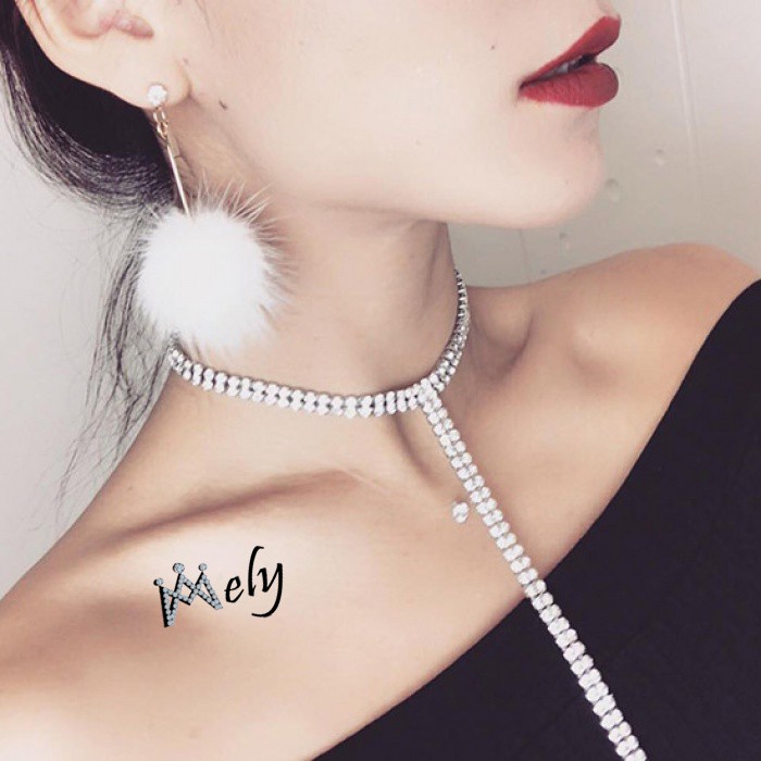 VÒNG CỔ CHOKER ĐÍNH ĐÁ