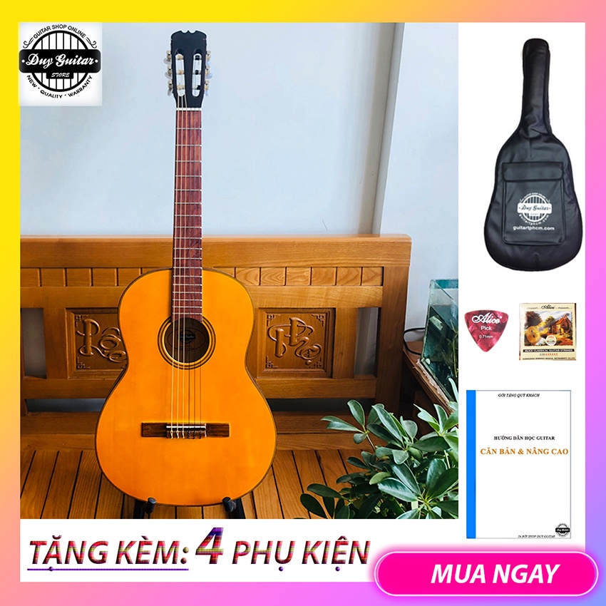 Đàn guitar classic giá rẻ DVE70C size lớn Duy Guitar Store chuyên đàn guitar giá