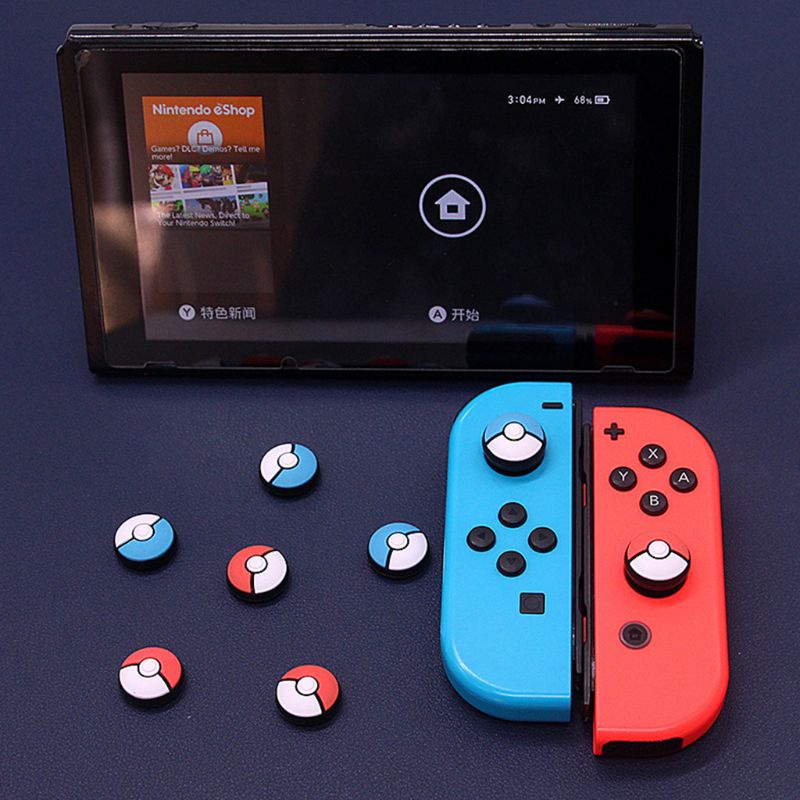 1 Cặp Nút Silicone Bảo Vệ Nút Điều Khiển Joy Con Cho Tay Cầm Chơi Game