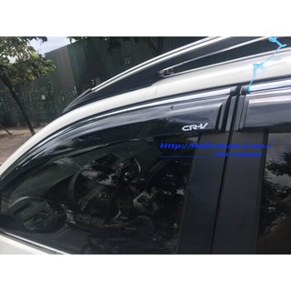 Vè Che Mưa Honda CRV 2013 Tới 2017 Có Viền Chỉ Mạ Cao Cấp