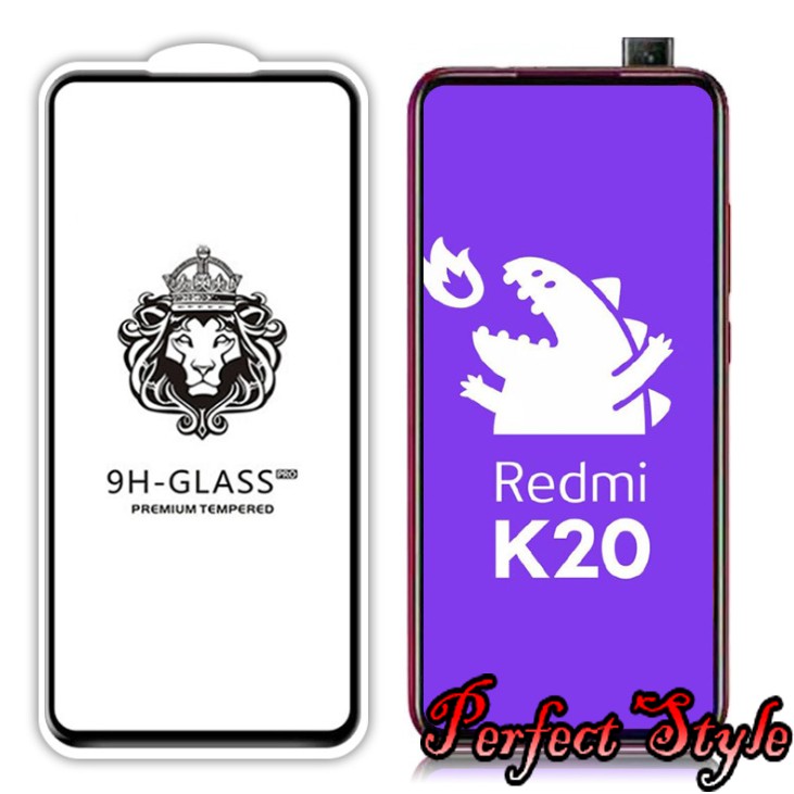 Cường lực redmi K20 / K20 pro  full  màn 5D không chấm liti, hít toàn màn ( tặng keo chống hở mép )