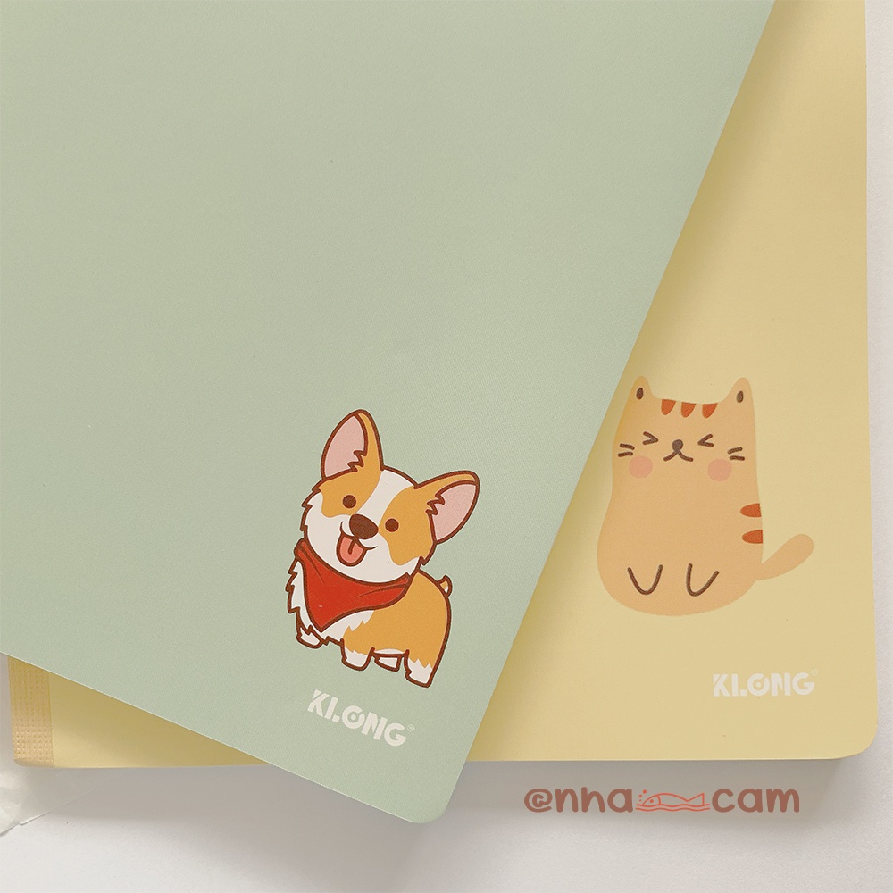 Vở May Dán Gáy Caro Grid Klong B5 80 Trang 100 GSM Ghi Chép Học Tập Bullet Journal - MS 934