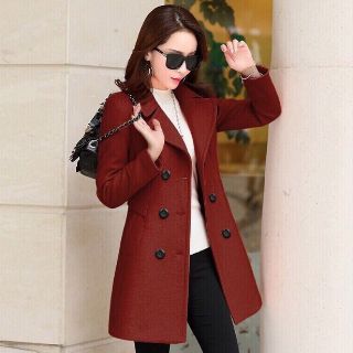 ÁO KHOÁC DẠ 6 NÚT CAO CẤP CỔ VEST