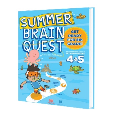 Sách Summer Brain Quest Grade 4&5 - Á Châu Books ( 9 - 10 tuổi )