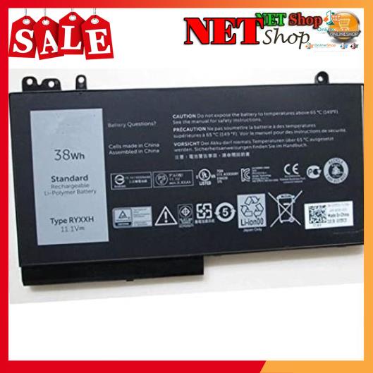 💖💖 [HCM] PIN LAPTOP DELL E5470 NGẮN 38WH (RYXXH)/ 47WH (NGGX5)  - 3, 4 CELL dùng cho Latitude E5270 E5470 E5570