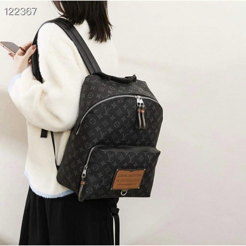 Balo Lv Discovery size lớn đựng vừa A4 laptop size 40x30 backpack