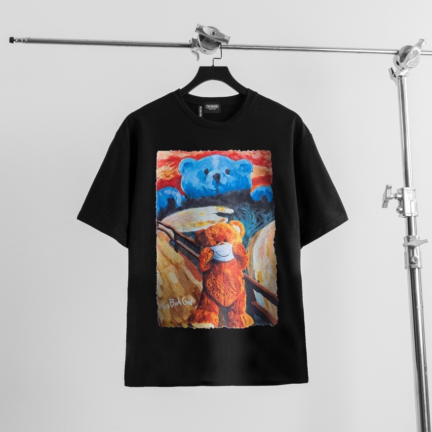 Áo thun boxy The Bad God Scary Bear tee