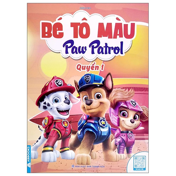 Sách Bé Tô Màu Paw Patrol - Quyển 1