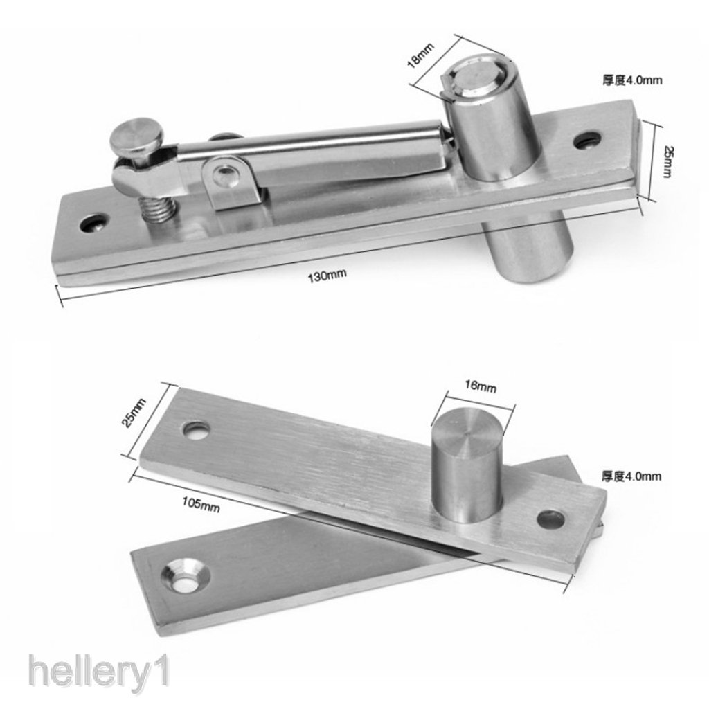 Bản Lề Cửa Gỗ Xoay 360 Độ Bằng Thép Không Gỉ Hellery1