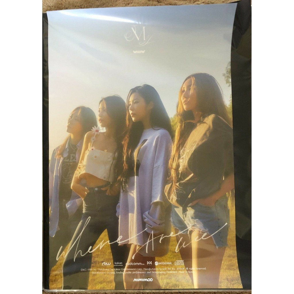 #MéoStore Poster Kpop Mamamoo chính hãng có ống tube nhựa bảo vệ hàng có sẵn | BigBuy360 - bigbuy360.vn