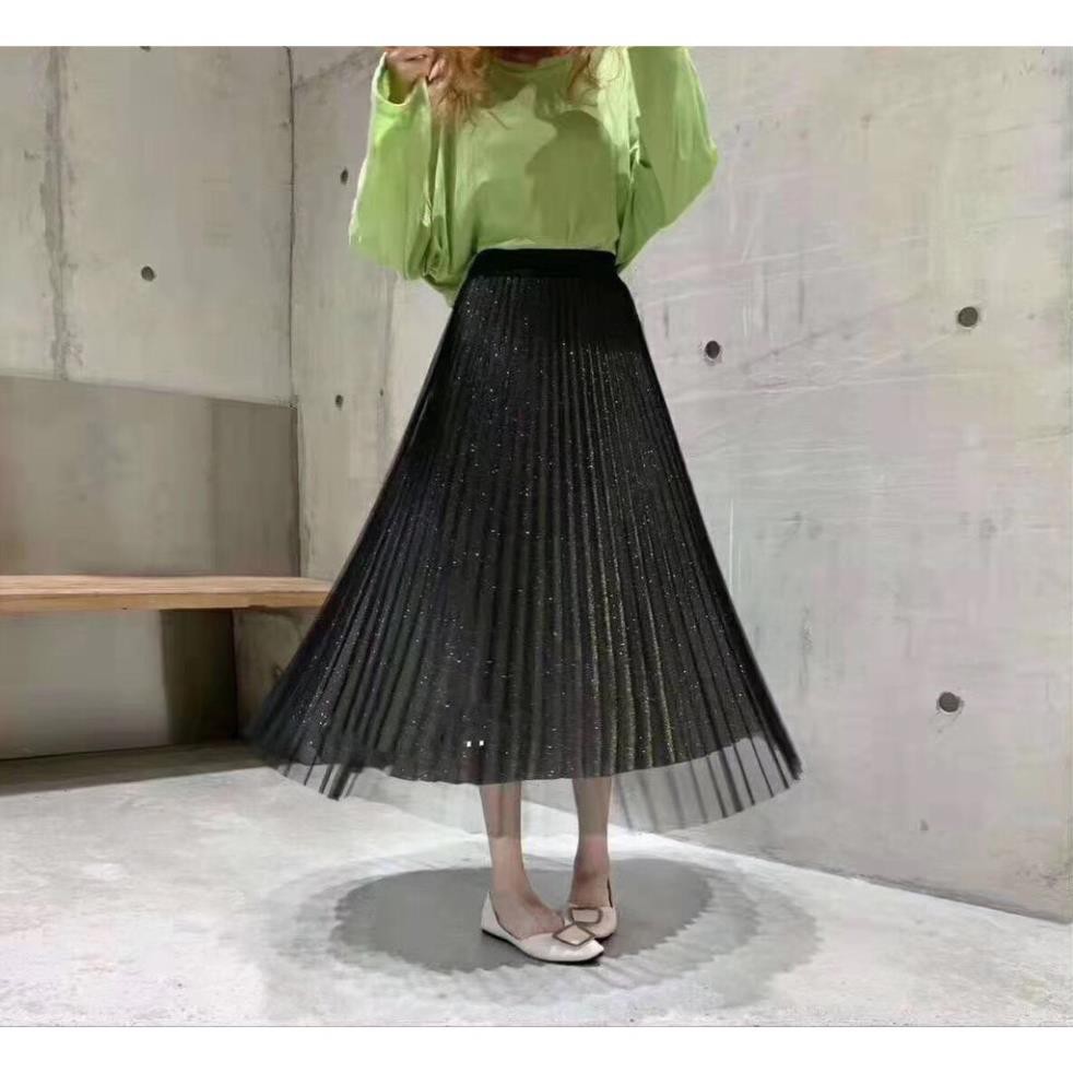 Chân Váy Xếp Ly Dáng Dài 2 Lớp Cực Chất Cho Nàng Thích Điệu Đà | BigBuy360 - bigbuy360.vn