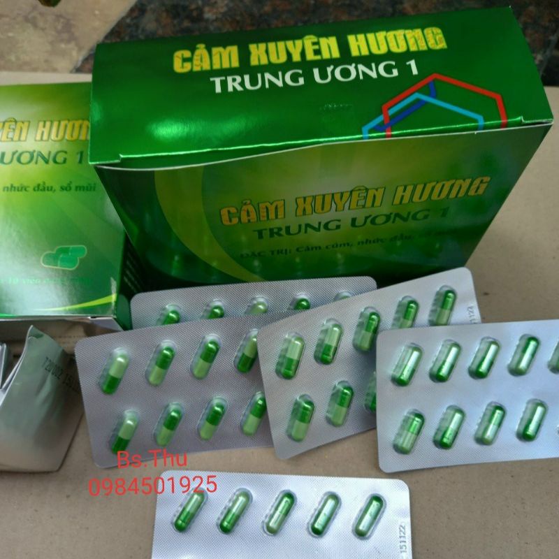 CẢM XUYÊN HƯƠNG TW1 - Hà Thành mỗi hộp 100 viên